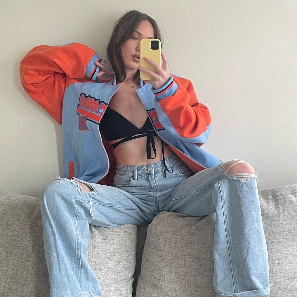 BOOHOO MAN VARSITY JACKET